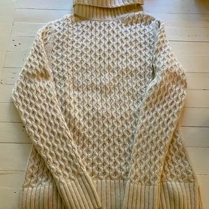 JCrew Cream sweater, size L